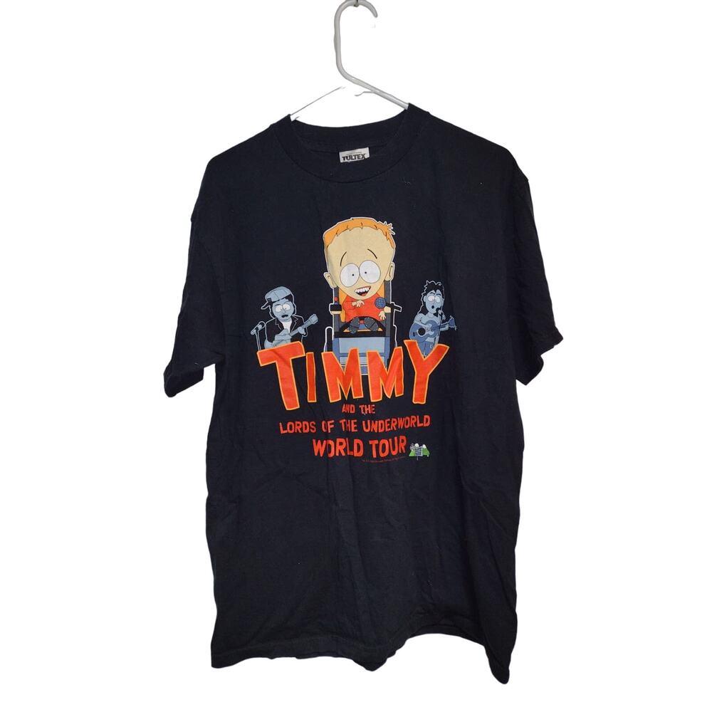 South Park Timmy Lords of the Underworld World Tour Men's Shirt Size Large